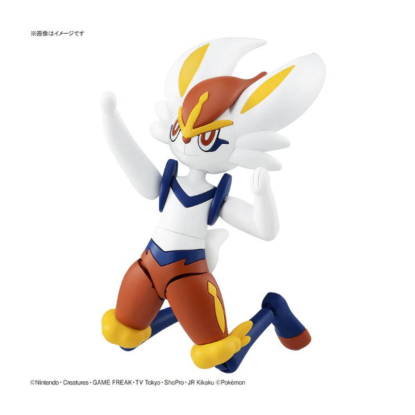 Pokemon Model Kit - Cinderace/Pyrobut - Premium Figurine from Bandai - Just $15.99! Shop now at Game Crave Tournament Store