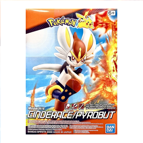 Pokemon Model Kit - Cinderace/Pyrobut - Premium Figurine from Bandai - Just $15.99! Shop now at Game Crave Tournament Store