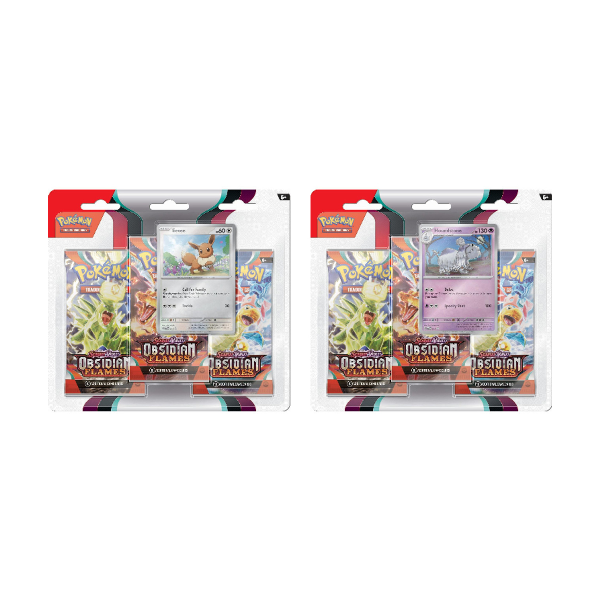 Pokemon TCG: Obsidian Flames 3-Booster Blister Pack - Premium PKM Sealed from Nintendo - Just $13.99! Shop now at Game Crave Tournament Store