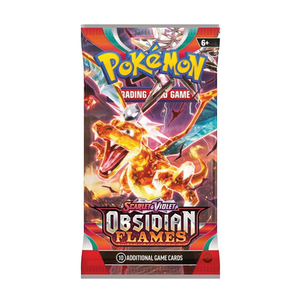 Pokemon TCG: Obsidian Flames Booster Pack - Premium PKM Sealed from Nintendo - Just $4.49! Shop now at Game Crave Tournament Store