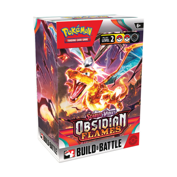 Pokemon TCG: Obsidian Flames Build & Battle Box - Premium PKM Sealed from Nintendo - Just $19.99! Shop now at Game Crave Tournament Store