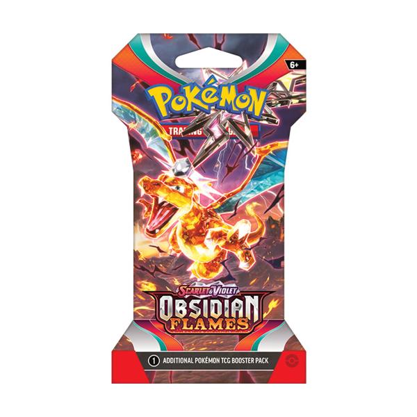 Pokemon TCG: Obsidian Flames Sleeved Booster Pack - Premium PKM Sealed from Nintendo - Just $4.49! Shop now at Game Crave Tournament Store