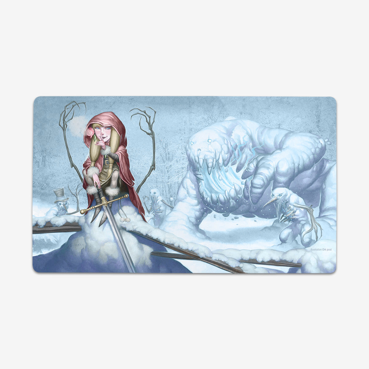 Snow Man Cometh Playmat - Premium Playmat from Inked Gaming - Just $34.99! Shop now at Game Crave Tournament Store