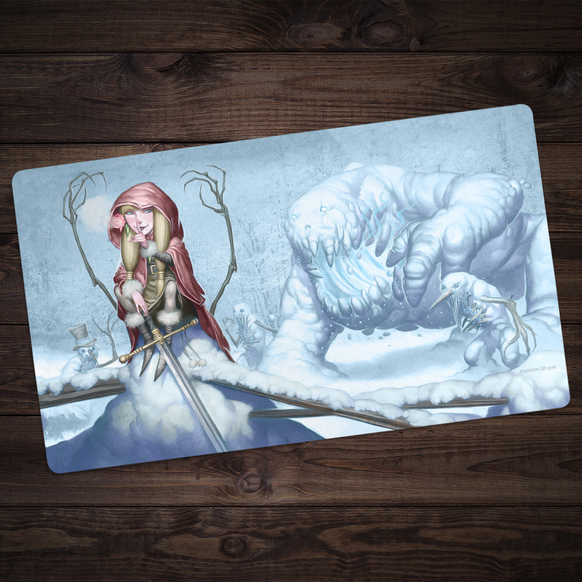 Snow Man Cometh Playmat - Premium Playmat from Inked Gaming - Just $34.99! Shop now at Game Crave Tournament Store