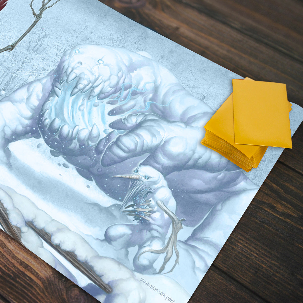 Snow Man Cometh Playmat - Premium Playmat from Inked Gaming - Just $34.99! Shop now at Game Crave Tournament Store