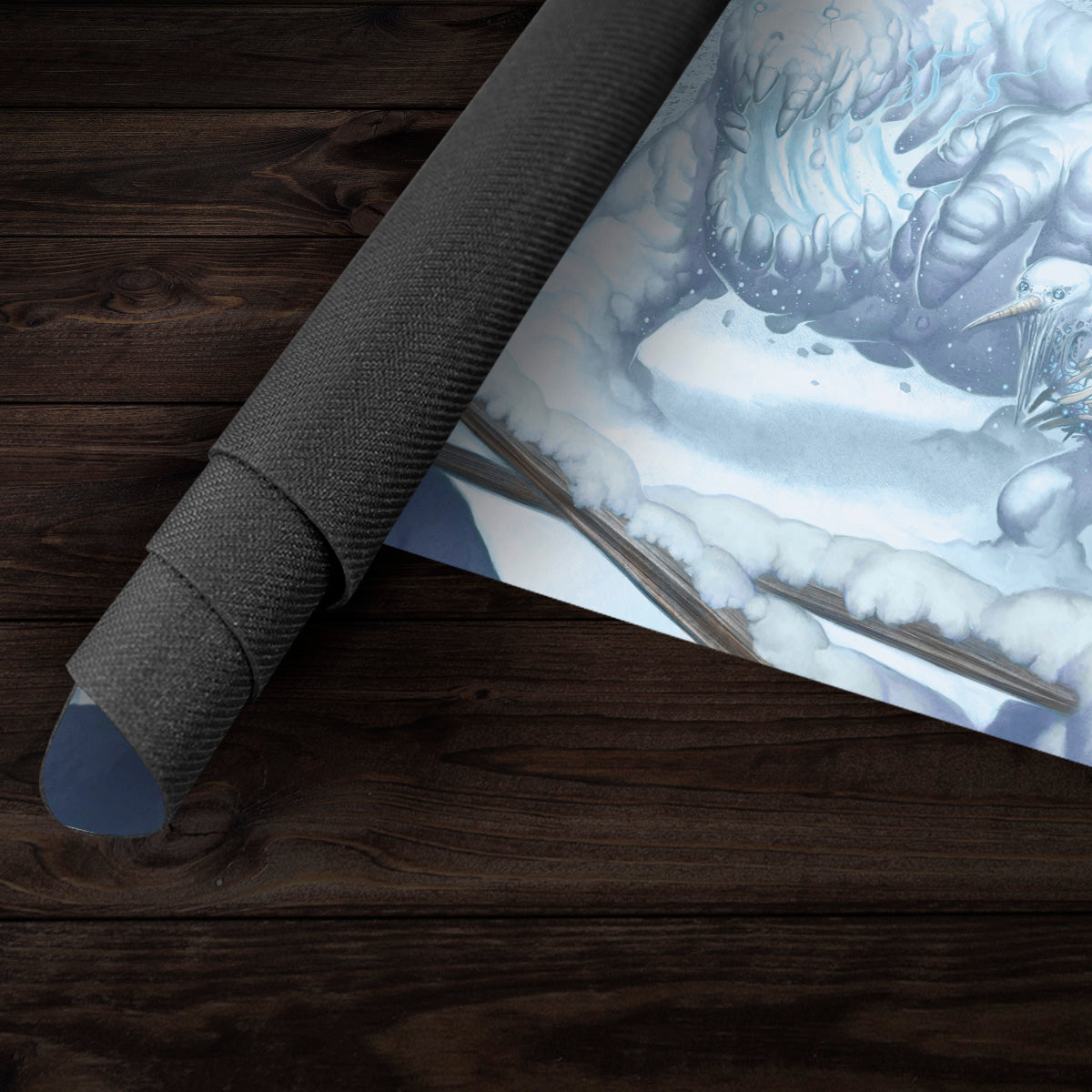 Snow Man Cometh Playmat - Premium Playmat from Inked Gaming - Just $34.99! Shop now at Game Crave Tournament Store