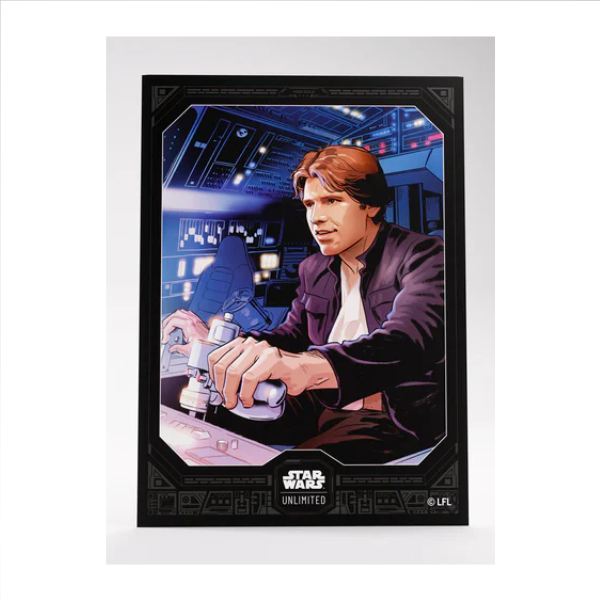 Star Wars Unlimited TCG - Gamegenic Premium Art Sleeve - Han Solo - Premium Card Sleeves from Gamegenic - Just $8.49! Shop now at Game Crave Tournament Store
