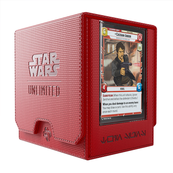 Star Wars Unlimited TCG - Gamegenic Twin Suns Deck Pod - Red - Premium Deck Boxes from Gamegenic - Just $44.99! Shop now at Game Crave Tournament Store