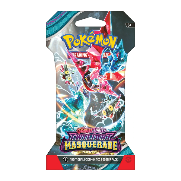 Pokemon TCG - Scarlet and Violet 6 Twilight Masquerade Sleeved Booster Pack - Premium PKM Sealed from Nintendo - Just $4.49! Shop now at Game Crave Tournament Store