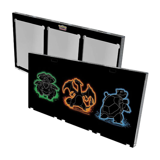 Ultra Pro One-Touch Magnetic Close 35pt Edge 3-Card Pokemon Neon Holder