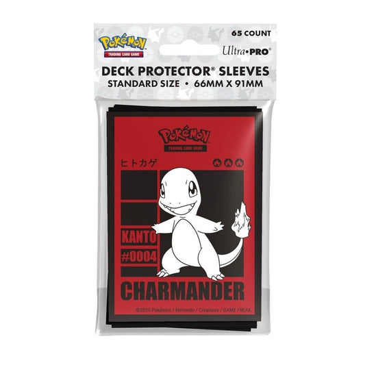 Ultra Pro Pokémon Deck Protectors Kanto Charmander (65ct) - Standard