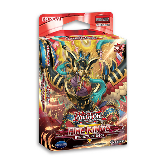 Yu-Gi-Oh TCG - Revamped Fire Kings Structure Deck - Premium YGO Sealed from Konami - Just $11.99! Shop now at Game Crave Tournament Store