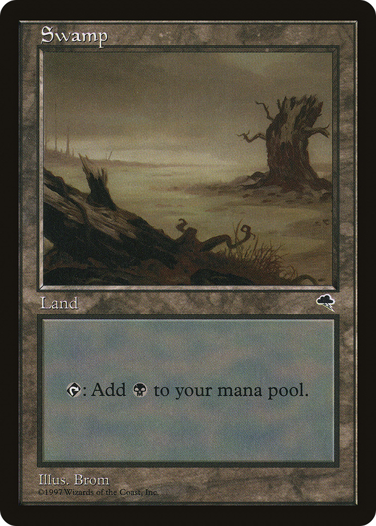 Swamp (TMP-340) - Tempest - Premium MTG Single from Wizards of the Coast - Just $0.10! Shop now at Game Crave Tournament Store