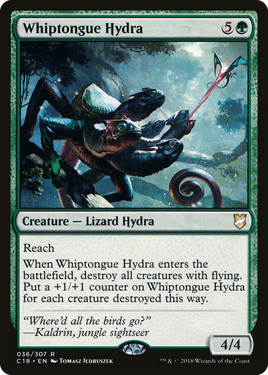 Whiptongue Hydra (C18-036) - Commander 2018 - Premium MTG Single from Wizards of the Coast - Just $1.29! Shop now at Game Crave Tournament Store