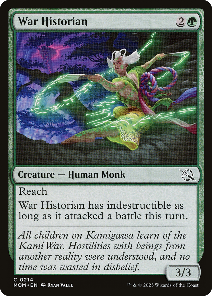 War Historian (MOM-214) - March of the Machine Foil - Premium MTG Single from Wizards of the Coast - Just $0.08! Shop now at Game Crave Tournament Store