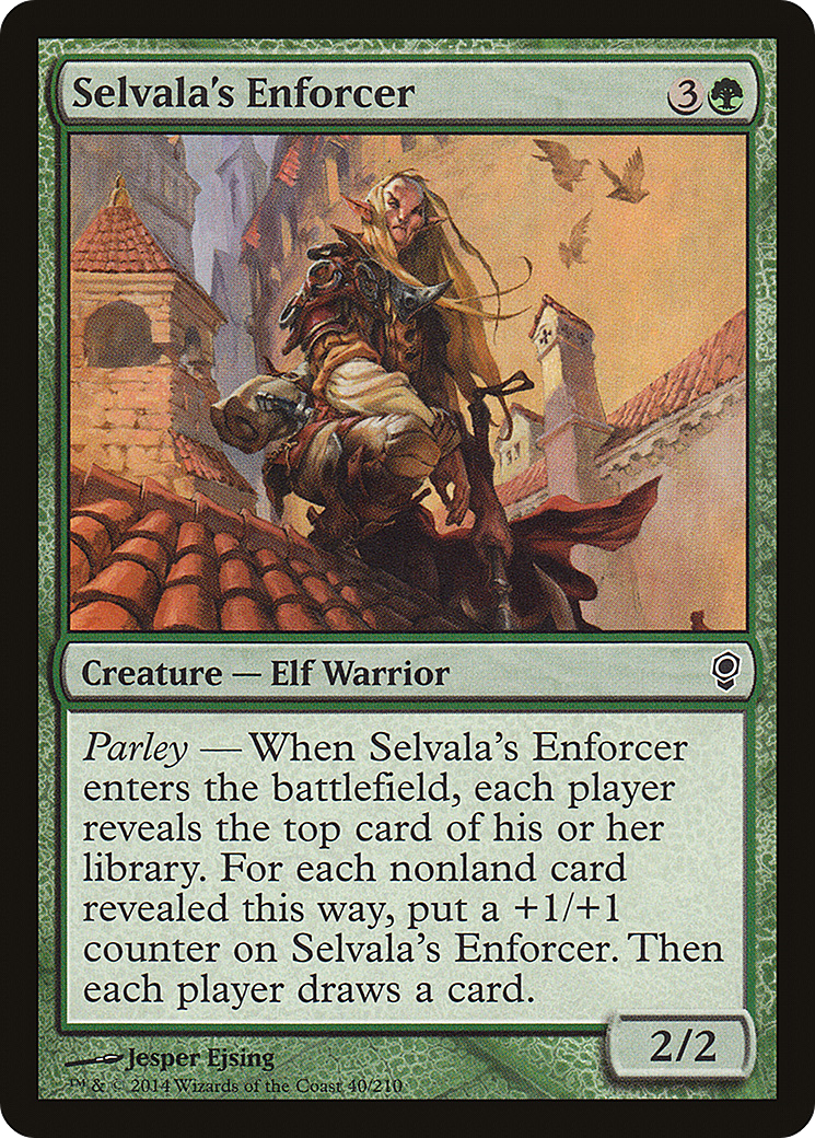 Selvala's Enforcer (CNS-040) - Conspiracy Foil - Premium MTG Single from Wizards of the Coast - Just $0.25! Shop now at Game Crave Tournament Store