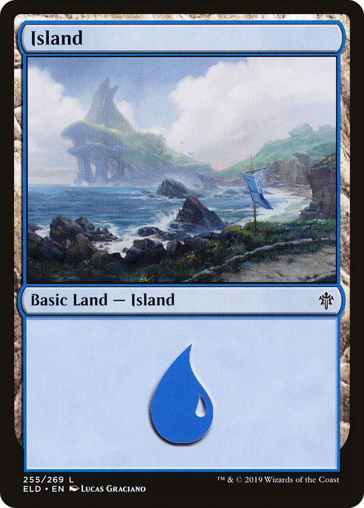 Island (ELD-255) - Throne of Eldraine - Premium MTG Single from Wizards of the Coast - Just $0.08! Shop now at Game Crave Tournament Store
