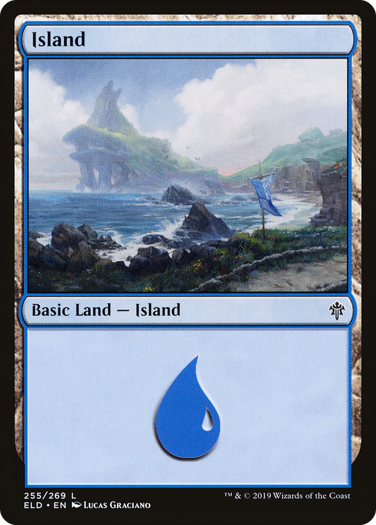 Island (ELD-255) - Throne of Eldraine - Premium MTG Single from Wizards of the Coast - Just $0.08! Shop now at Game Crave Tournament Store