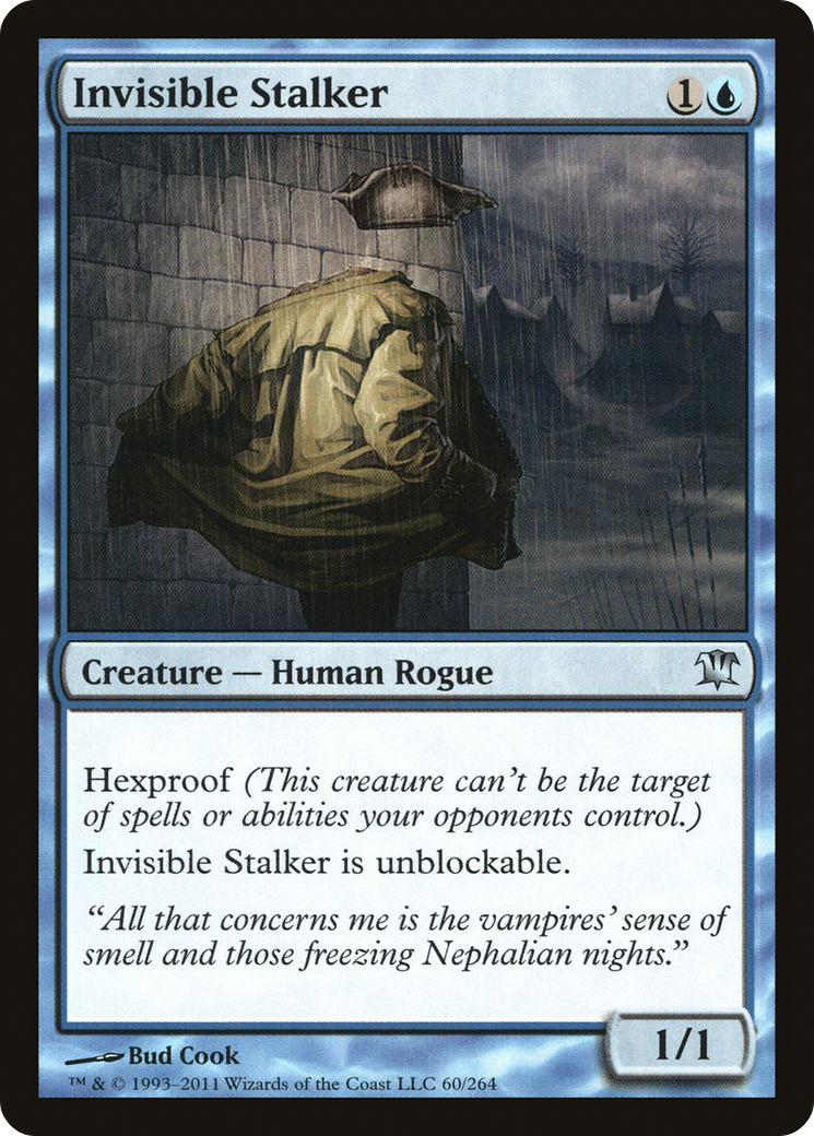 Invisible Stalker (ISD-060) - Innistrad Foil - Premium MTG Single from Wizards of the Coast - Just $2.08! Shop now at Game Crave Tournament Store