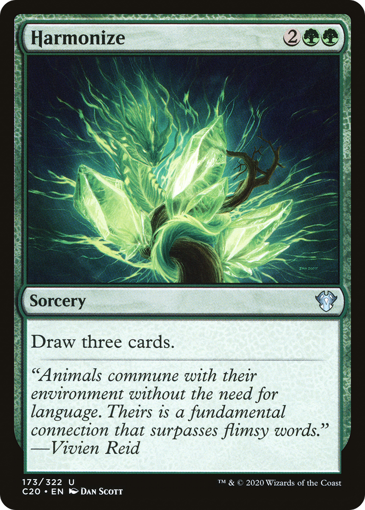 Harmonize (C20-173) - Commander 2020 - Premium MTG Single from Wizards of the Coast - Just $0.09! Shop now at Game Crave Tournament Store