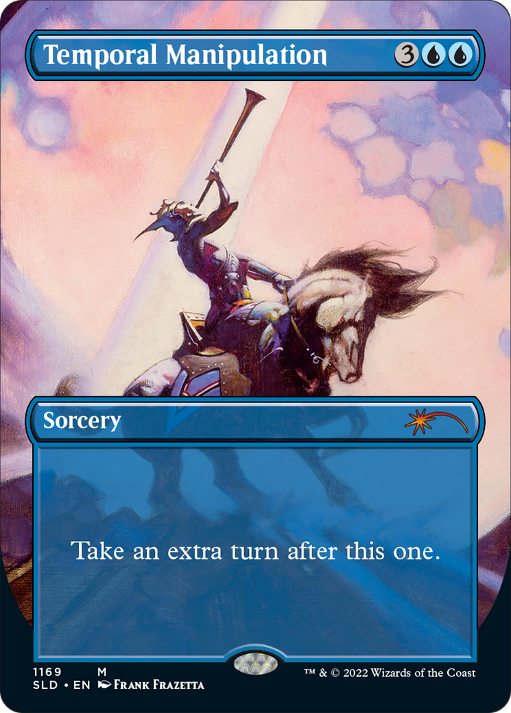 Temporal Manipulation (SLD-1169) - Secret Lair Drop (Borderless) Foil - Premium MTG Single from Wizards of the Coast - Just $4.62! Shop now at Game Crave Tournament Store