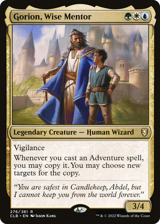 Gorion, Wise Mentor (CLB-276) - Commander Legends: Battle for Baldur's Gate - Premium MTG Single from Wizards of the Coast - Just $0.08! Shop now at Game Crave Tournament Store
