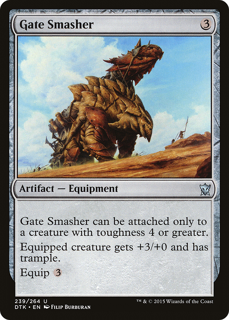 Gate Smasher (DTK-239) - Dragons of Tarkir Foil - Premium MTG Single from Wizards of the Coast - Just $0.08! Shop now at Game Crave Tournament Store