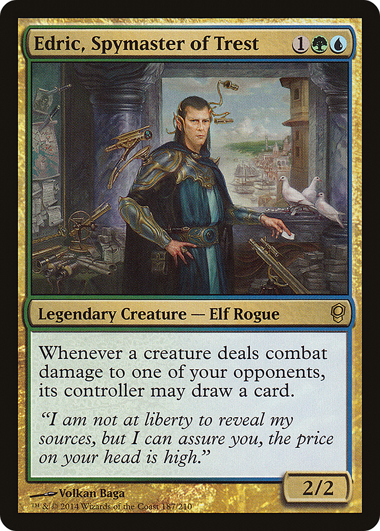 Edric, Spymaster of Trest (CNS-187) - Conspiracy Foil - Premium MTG Single from Wizards of the Coast - Just $7.06! Shop now at Game Crave Tournament Store