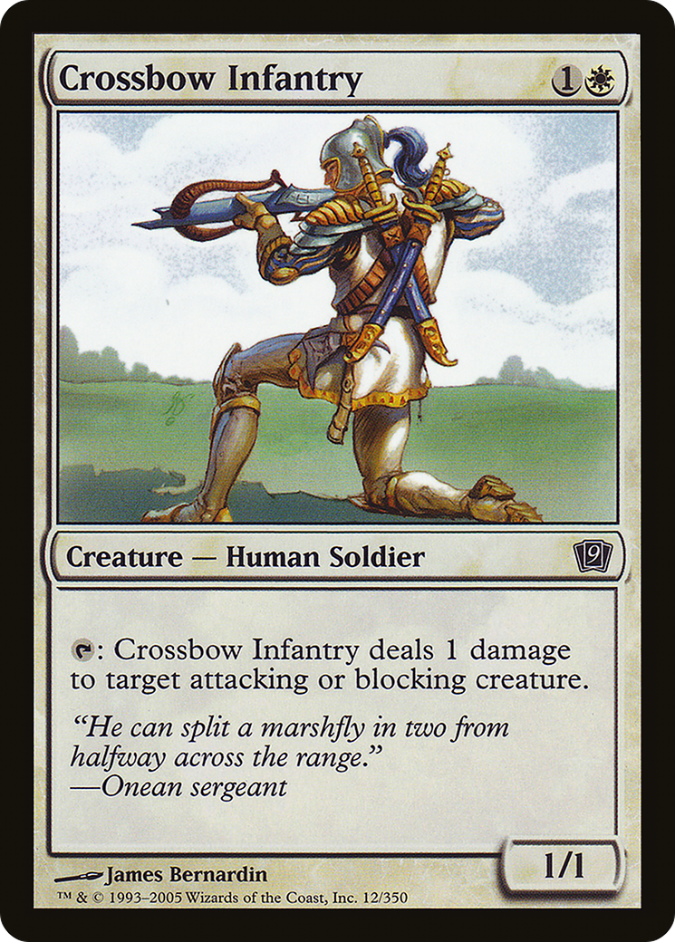 Crossbow Infantry (9ED-12★) - Ninth Edition Foil - Premium MTG Single from Wizards of the Coast - Just $0.11! Shop now at Game Crave Tournament Store