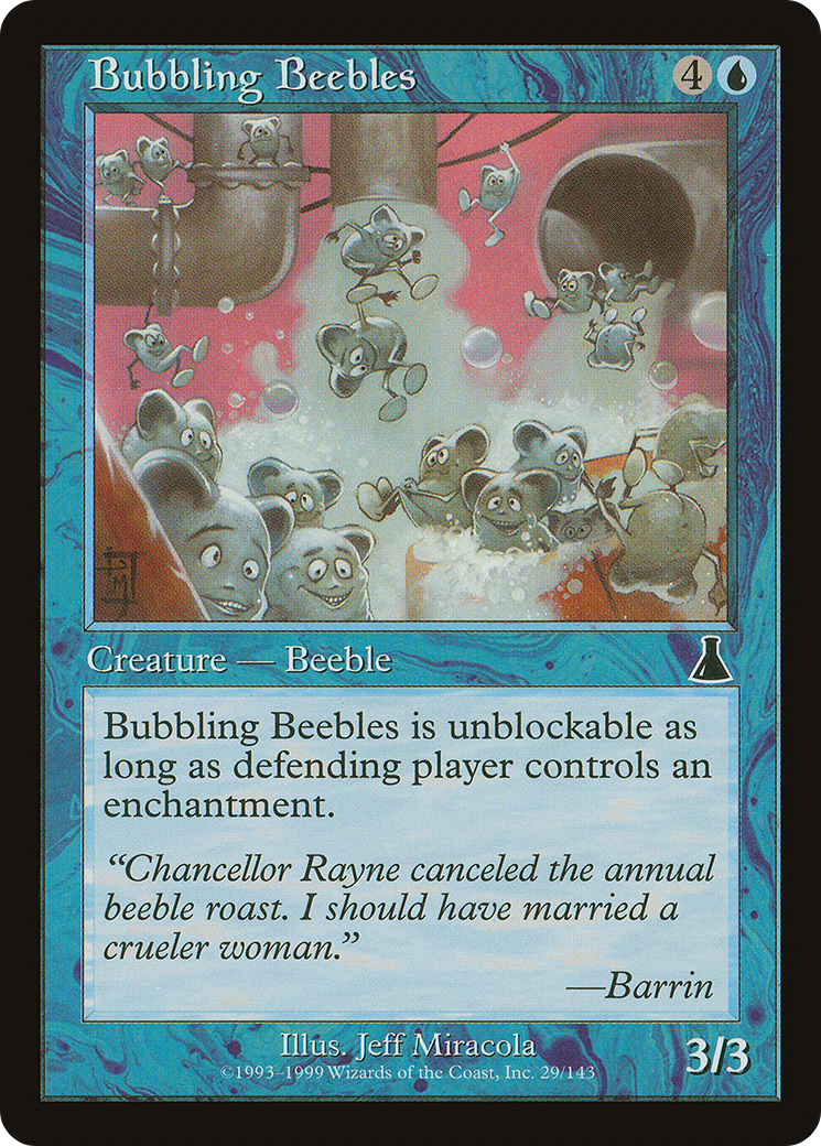 Bubbling Beebles (UDS-029) - Urza's Destiny Foil - Premium MTG Single from Wizards of the Coast - Just $5.09! Shop now at Game Crave Tournament Store