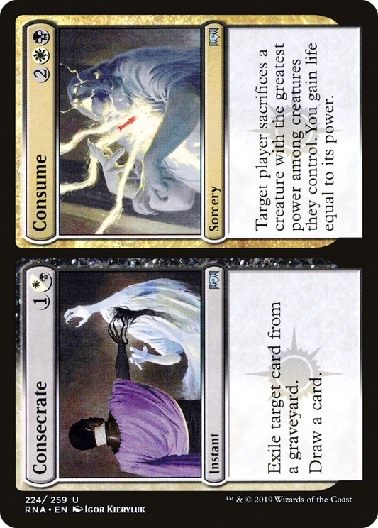 Consecrate // Consume (RNA-224) - Ravnica Allegiance - Premium MTG Single from Wizards of the Coast - Just $0.08! Shop now at Game Crave Tournament Store