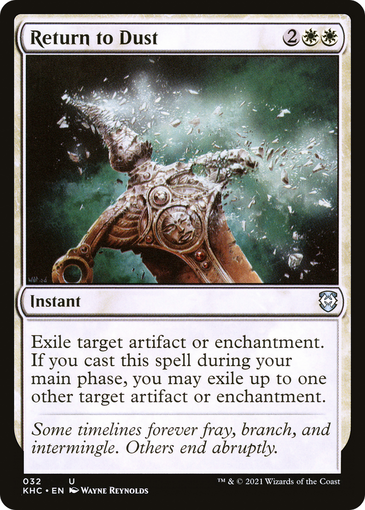 Return to Dust (KHC-032) - Kaldheim Commander - Premium MTG Single from Wizards of the Coast - Just $0.25! Shop now at Game Crave Tournament Store