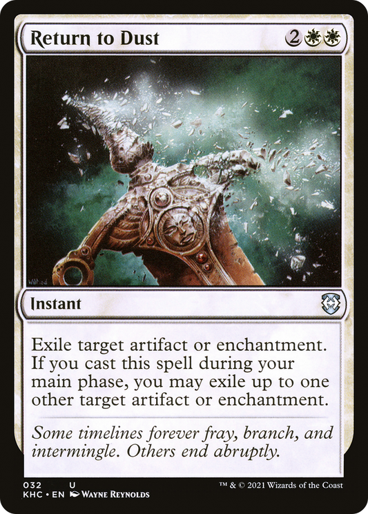 Return to Dust (KHC-032) - Kaldheim Commander - Premium MTG Single from Wizards of the Coast - Just $0.25! Shop now at Game Crave Tournament Store