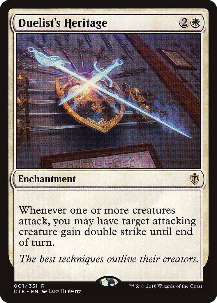 Duelist's Heritage (C16-001) - Commander 2016 - Premium MTG Single from Wizards of the Coast - Just $0.22! Shop now at Game Crave Tournament Store
