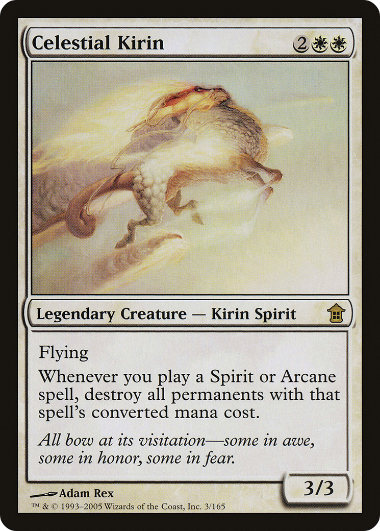 Celestial Kirin (SOK-003) - Saviors of Kamigawa Foil - Premium MTG Single from Wizards of the Coast - Just $0.59! Shop now at Game Crave Tournament Store