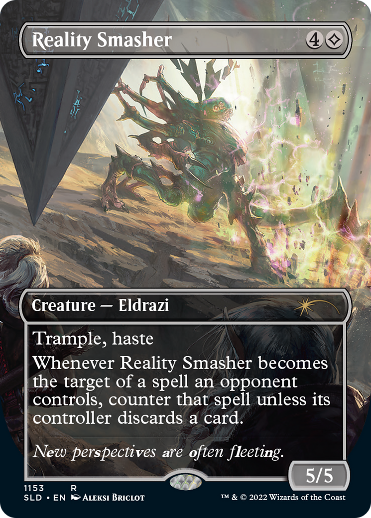 Reality Smasher (SLD-1153) - Secret Lair Drop (Borderless) - Premium MTG Single from Wizards of the Coast - Just $10.90! Shop now at Game Crave Tournament Store
