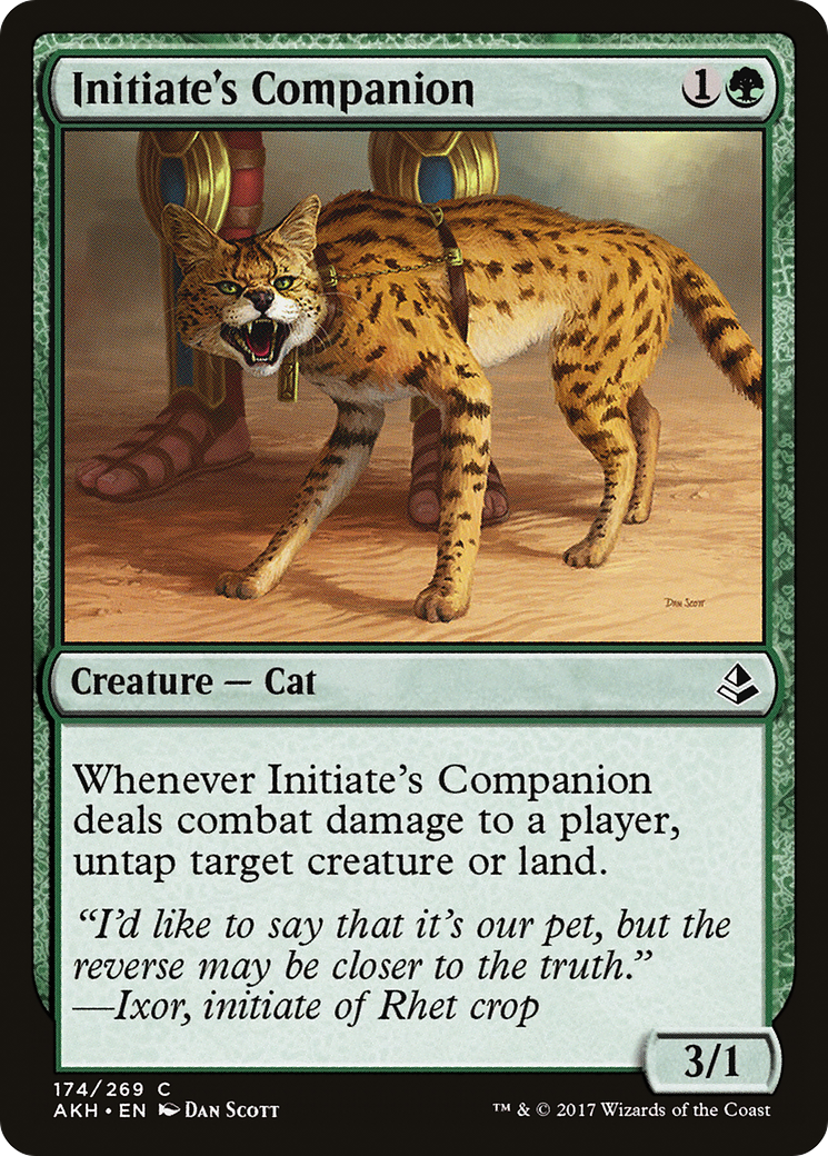 Initiate's Companion (AKH-174) - Amonkhet Foil - Premium MTG Single from Wizards of the Coast - Just $0.12! Shop now at Game Crave Tournament Store