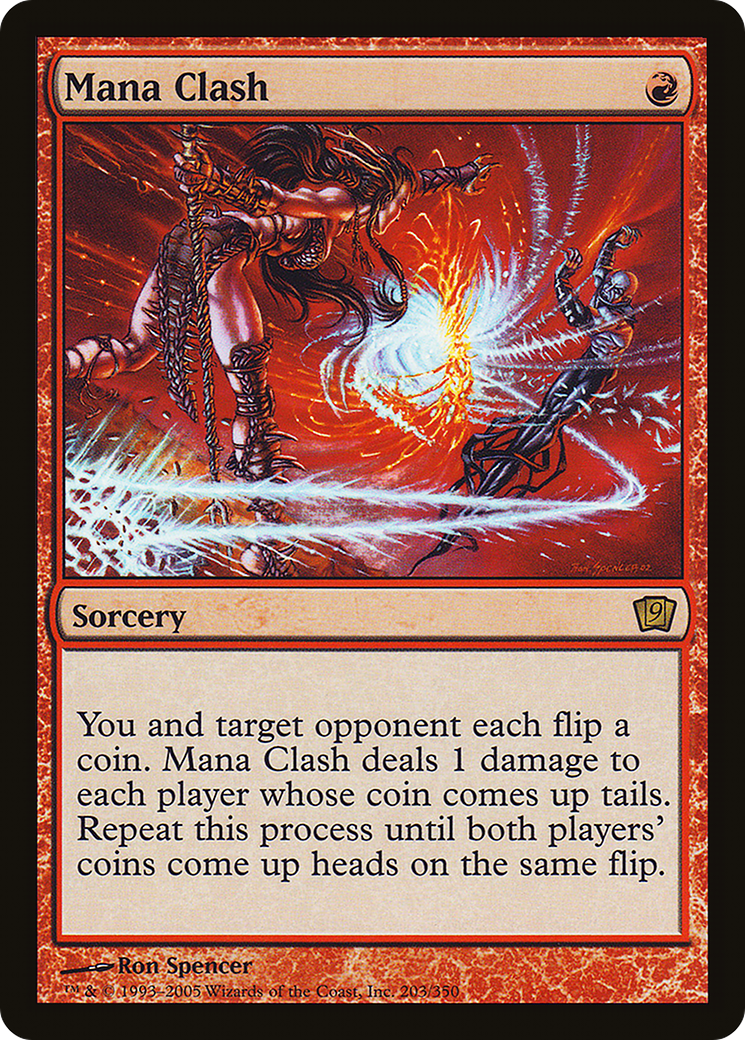Mana Clash (9ED-203★) - Ninth Edition Foil - Premium MTG Single from Wizards of the Coast - Just $17.11! Shop now at Game Crave Tournament Store
