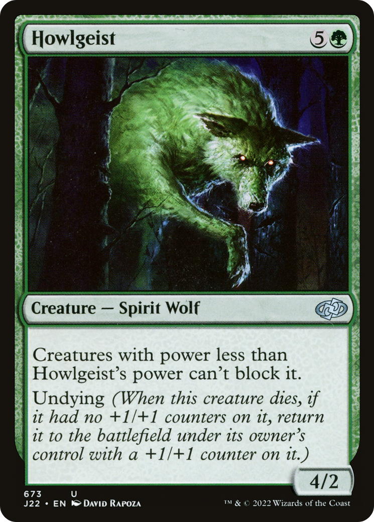 Howlgeist (J22-673) - Jumpstart 2022 - Premium MTG Single from Wizards of the Coast - Just $0.25! Shop now at Game Crave Tournament Store