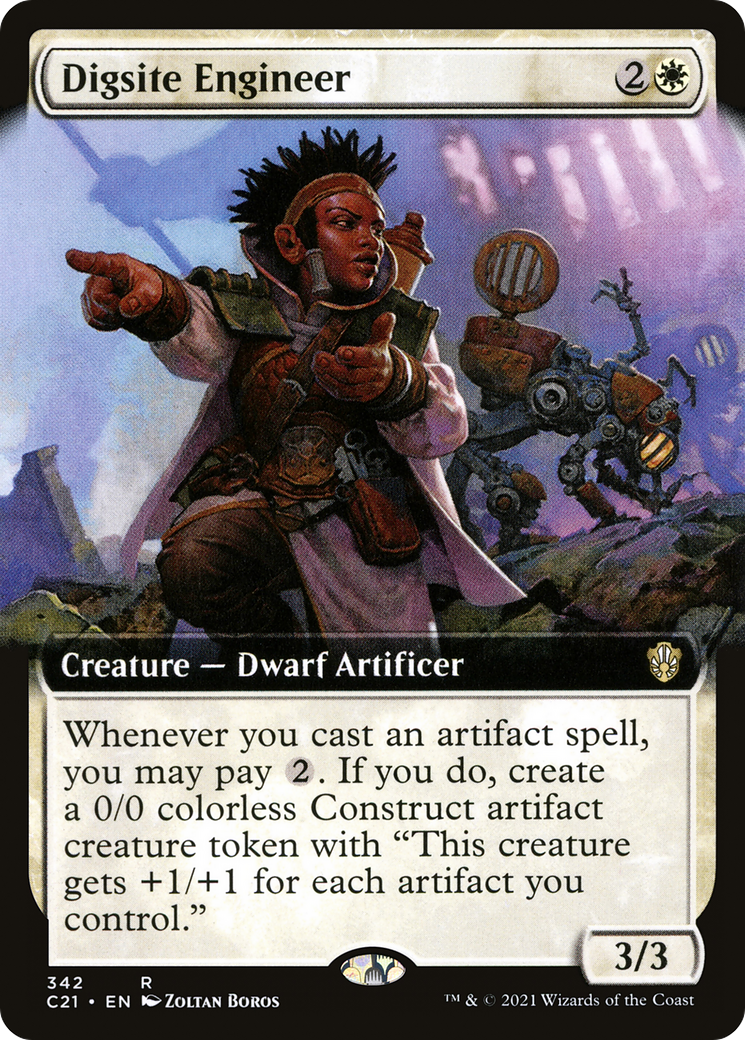 Digsite Engineer (C21-342) - Commander 2021: (Extended Art) - Premium MTG Single from Wizards of the Coast - Just $0.48! Shop now at Game Crave Tournament Store