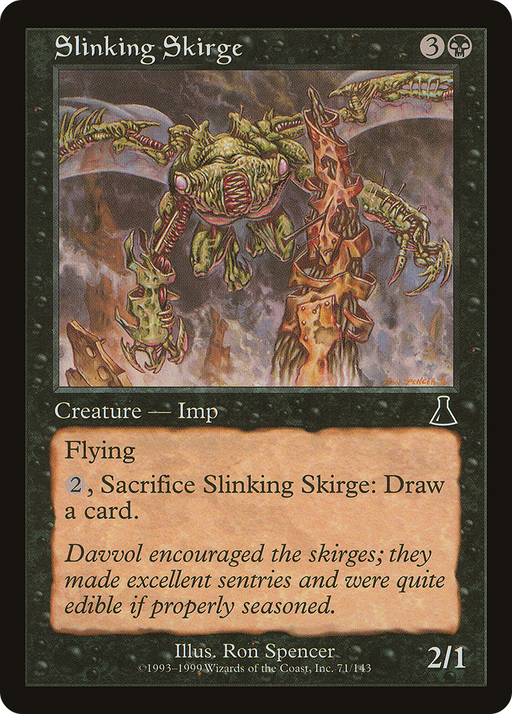 Slinking Skirge (UDS-071) - Urza's Destiny Foil - Premium MTG Single from Wizards of the Coast - Just $0.66! Shop now at Game Crave Tournament Store