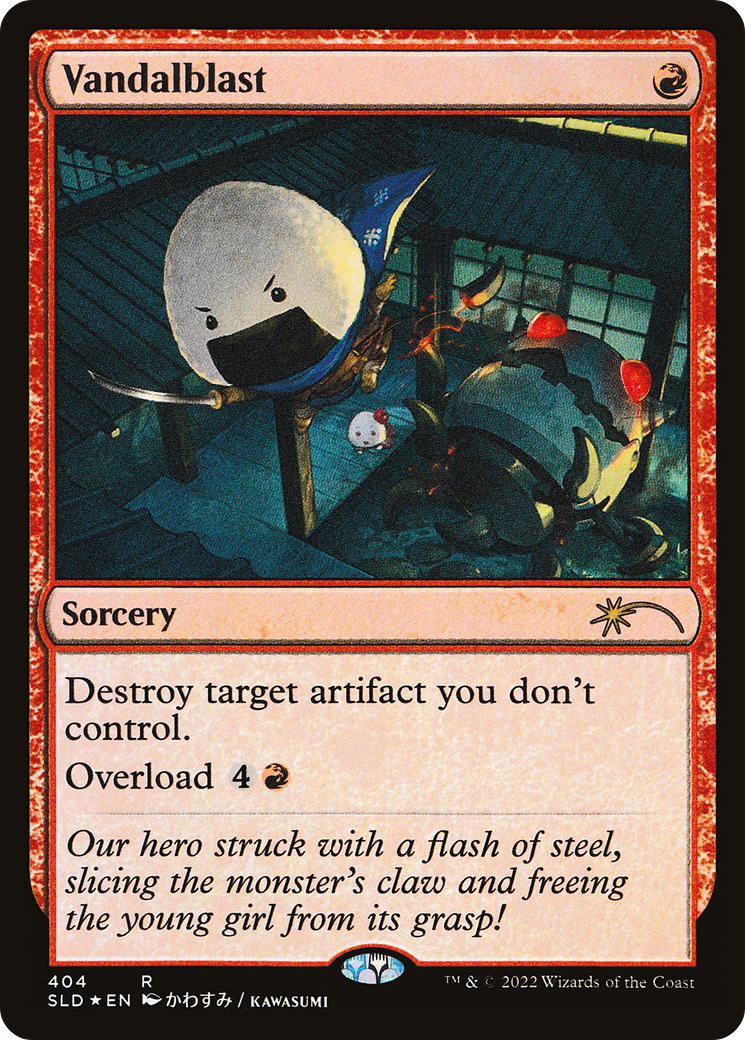 Vandalblast (SLD-404) - Secret Lair Drop Foil - Premium MTG Single from Wizards of the Coast - Just $3.40! Shop now at Game Crave Tournament Store