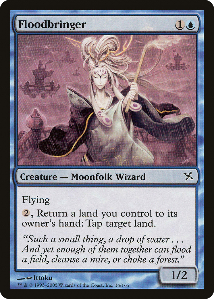 Floodbringer (BOK-034) - Betrayers of Kamigawa Foil - Premium MTG Single from Wizards of the Coast - Just $0.97! Shop now at Game Crave Tournament Store