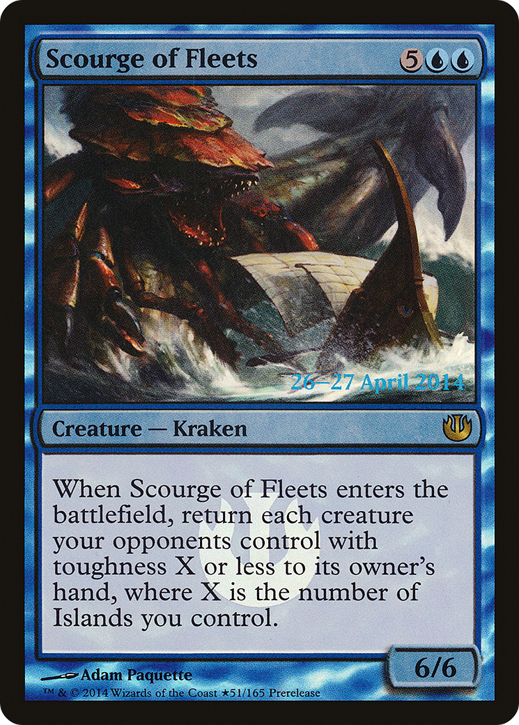 Scourge of Fleets (PJOU-51★) - Journey into Nyx Promos Foil - Premium MTG Single from Wizards of the Coast - Just $0.76! Shop now at Game Crave Tournament Store