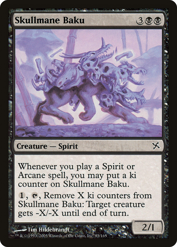 Skullmane Baku (BOK-083) - Betrayers of Kamigawa Foil - Premium MTG Single from Wizards of the Coast - Just $0.53! Shop now at Game Crave Tournament Store