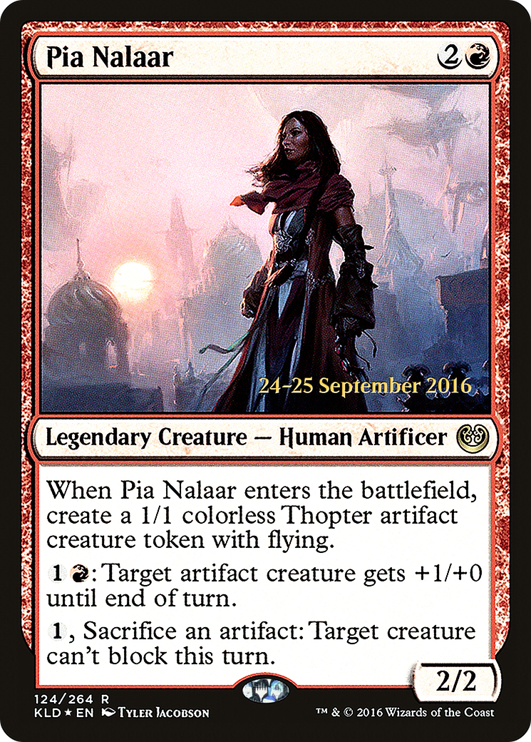 Pia Nalaar (PKLD-124S) - Kaladesh Promos Foil - Premium MTG Single from Wizards of the Coast - Just $0.52! Shop now at Game Crave Tournament Store