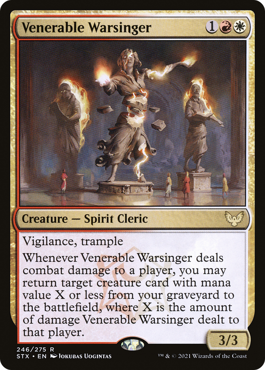 Venerable Warsinger (STX-246) - Strixhaven: School of Mages - Premium MTG Single from Wizards of the Coast - Just $0.08! Shop now at Game Crave Tournament Store