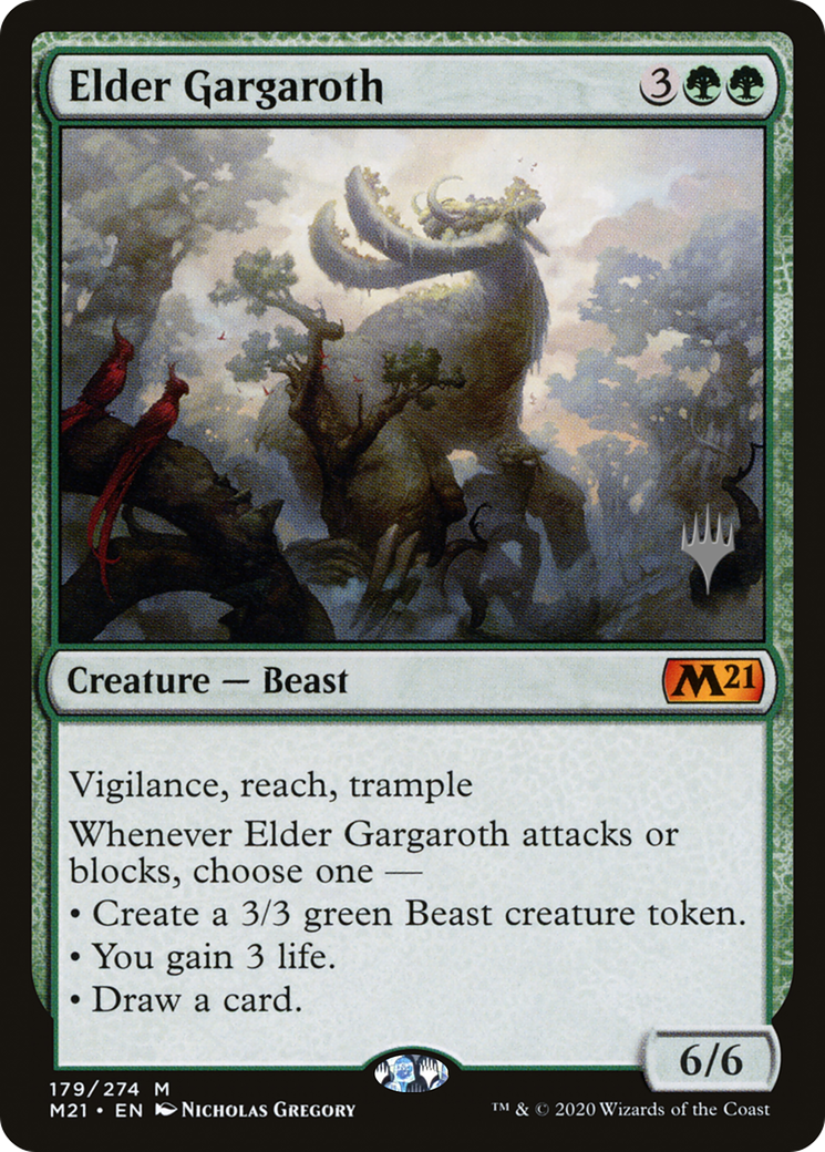 Elder Gargaroth (PM21-179P) - Core Set 2021 Promos - Premium MTG Single from Wizards of the Coast - Just $2.63! Shop now at Game Crave Tournament Store