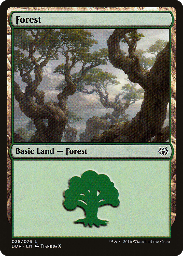 Forest (DDR-035) - Duel Decks: Nissa vs. Ob Nixilis - Premium MTG Single from Wizards of the Coast - Just $0.25! Shop now at Game Crave Tournament Store