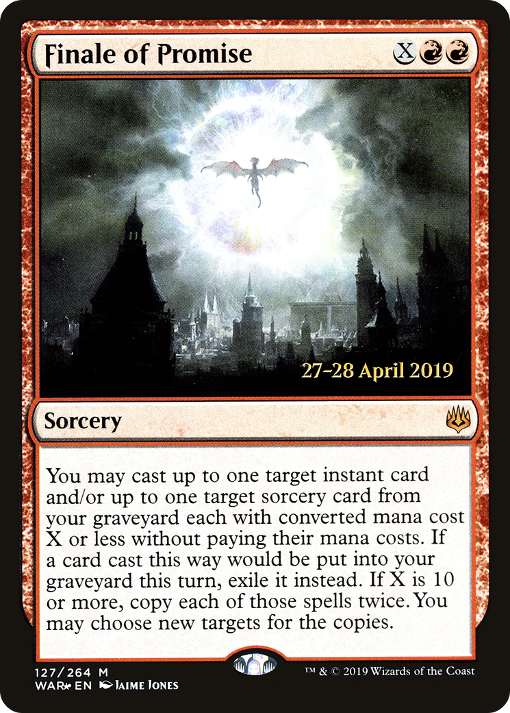 Finale of Promise (PWAR-127S) - War of the Spark Promos Foil - Premium MTG Single from Wizards of the Coast - Just $4.34! Shop now at Game Crave Tournament Store